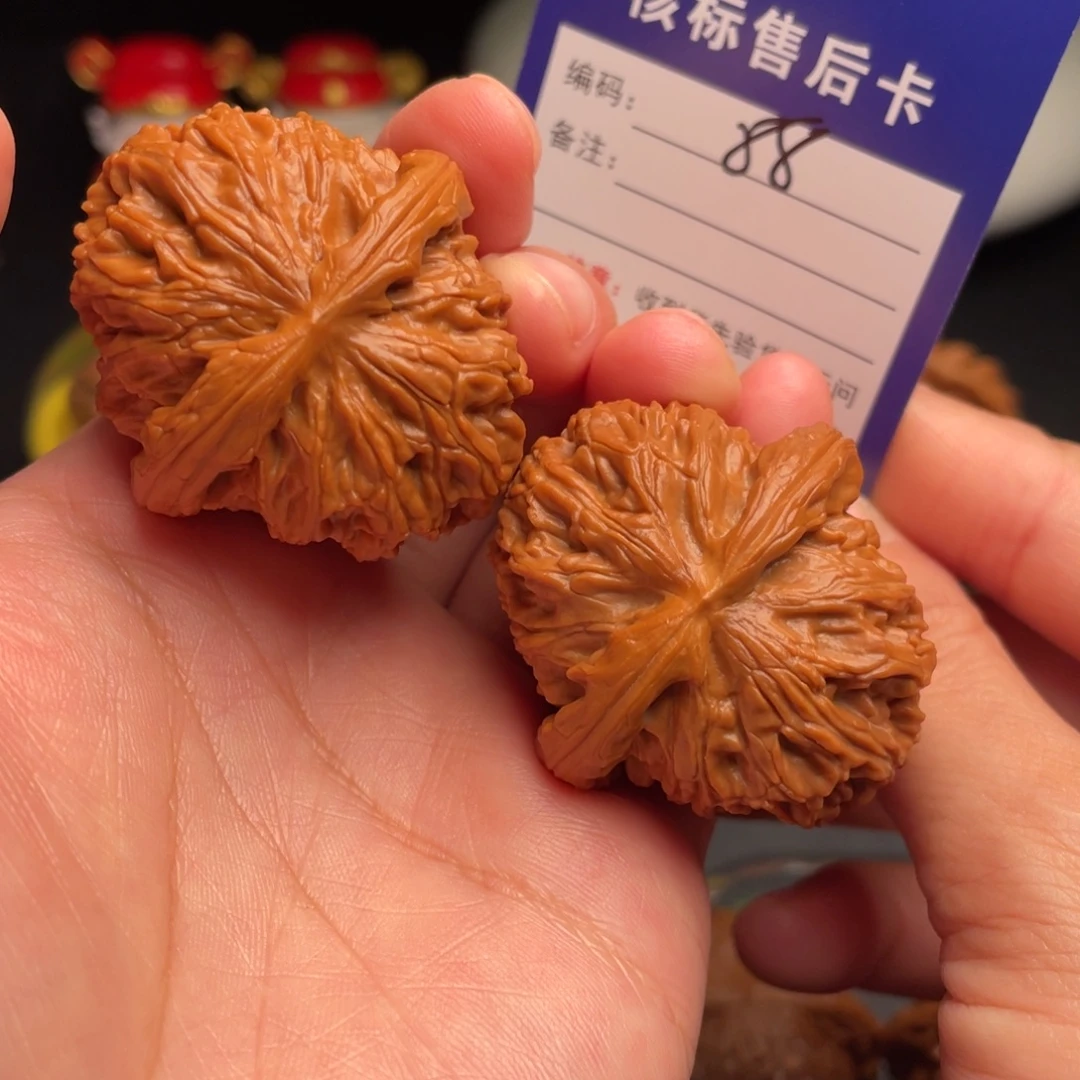把件文玩核桃球白狮子40尺88号