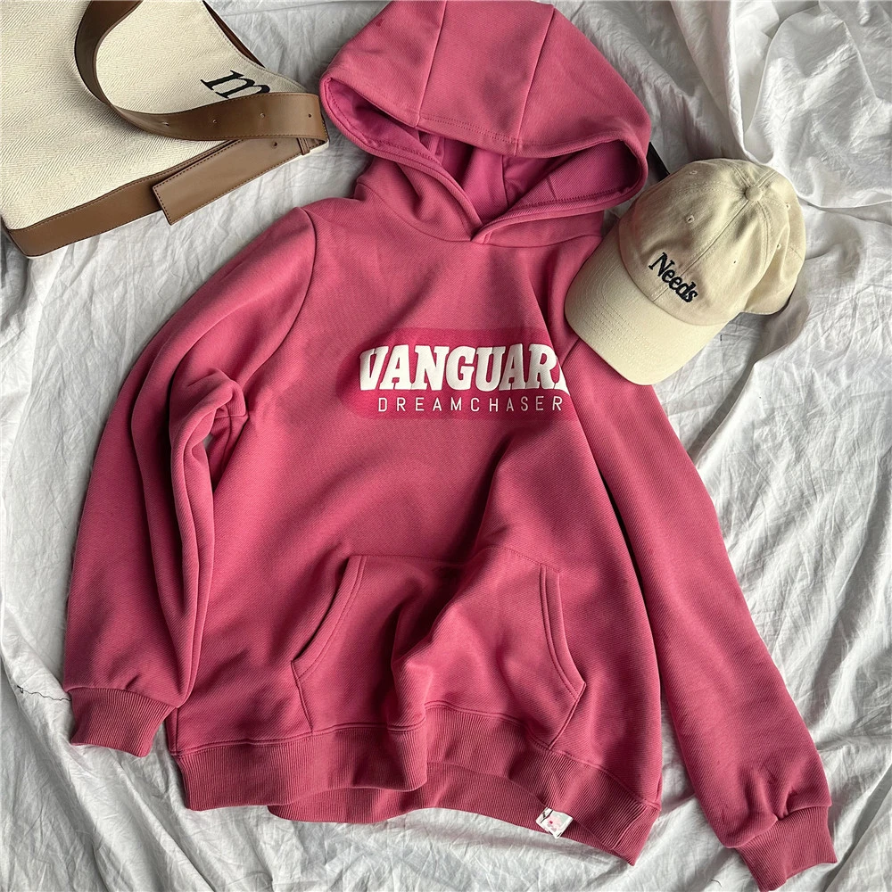 【特价FU利】胖mm显瘦宽松字母正肩连帽卫衣200斤大码女装_8999-QJ