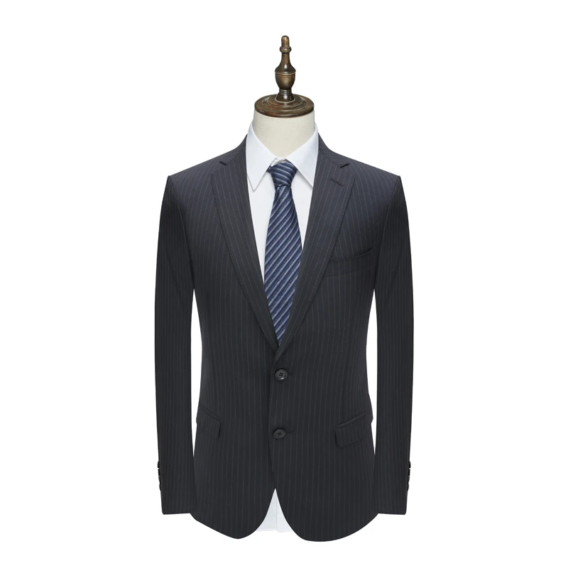 AS60奥 春秋男式西服 两粒扣无开衩商务西装外套 RB9326K