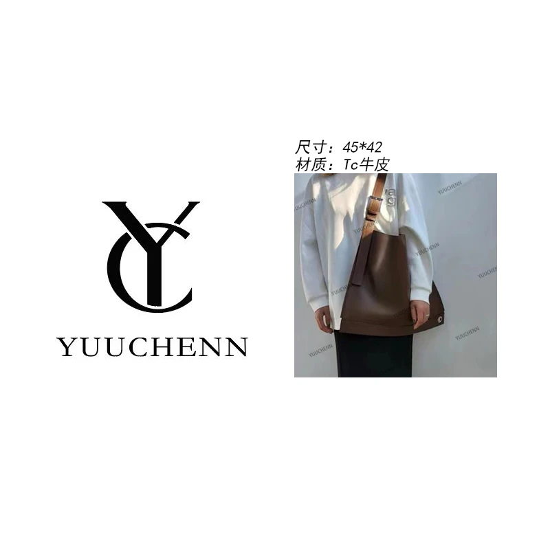 YUUCHENN/45cm原创设计高定真皮包 HH640