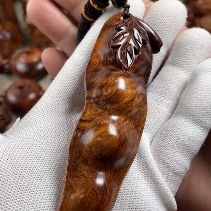 黄花梨/降香黄檀福豆把件