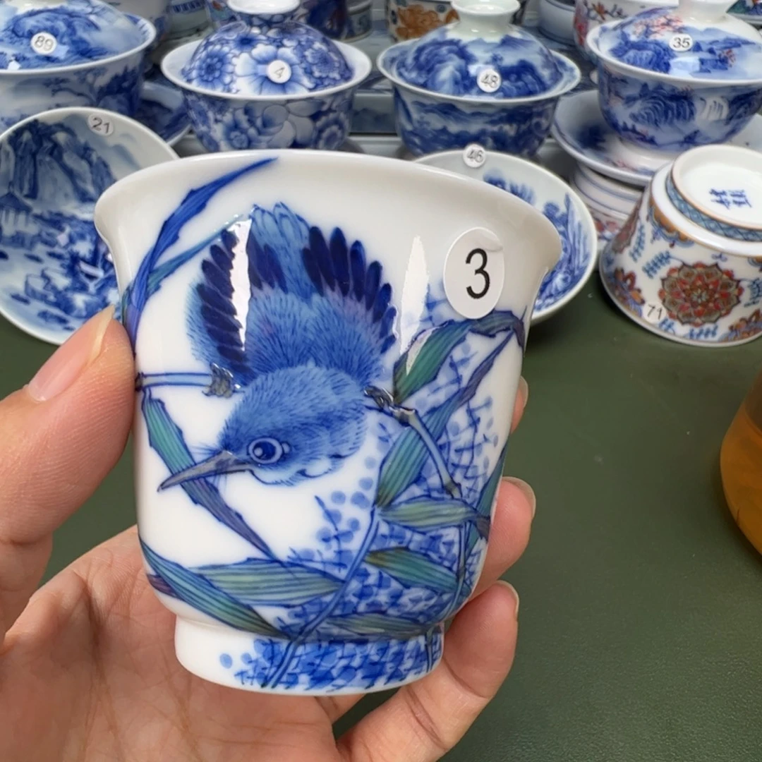 陶瓷景德镇纯手工纯手绘茶具木木3