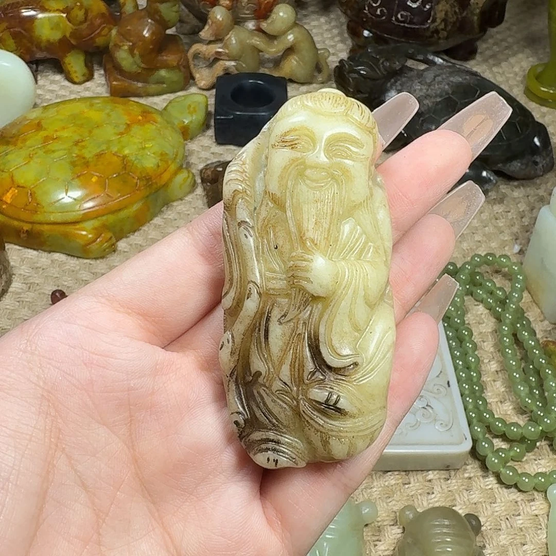 白玉菩提吊坠挂件