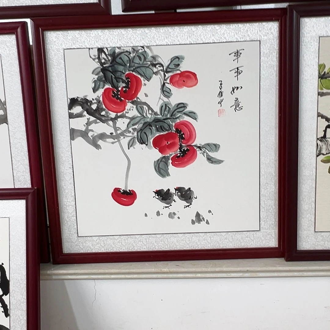 心***8国画手绘保证质量保证