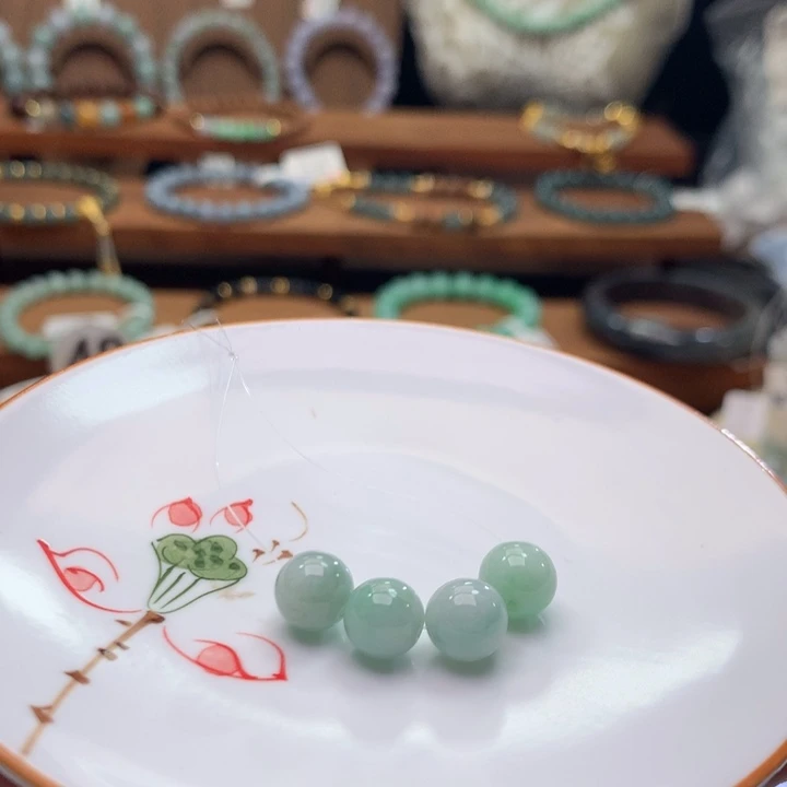 翡翠未镶嵌手链翡翠d47卡8