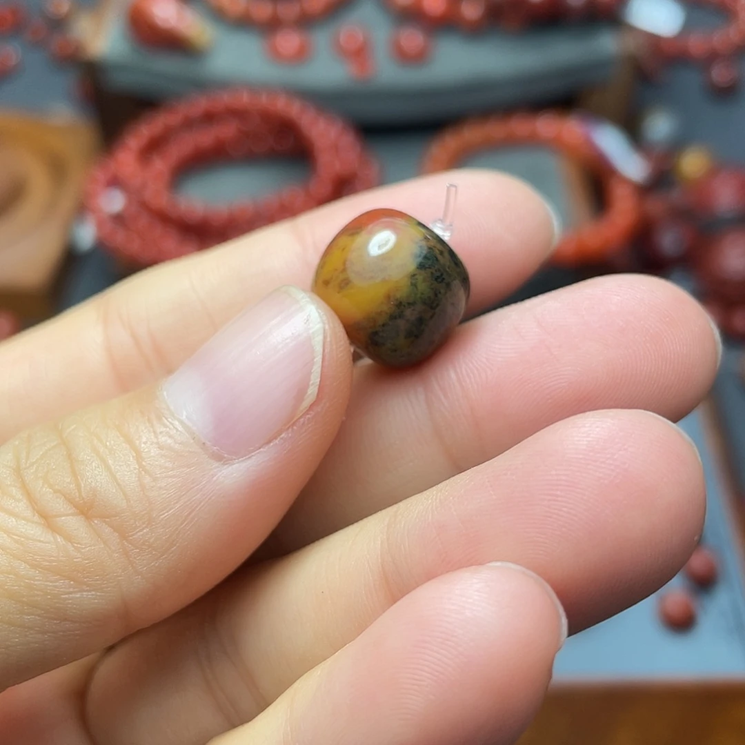 未镶嵌单珠南红玛瑙14