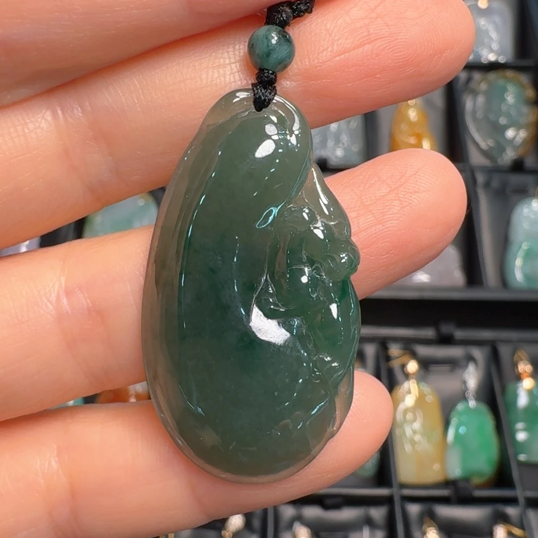 翡翠未镶嵌吊坠(不含链)如意