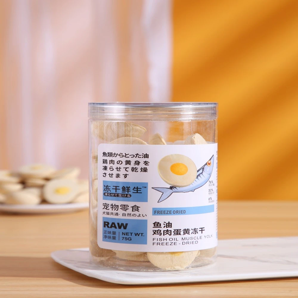 冻干鲜生  猫犬通用鱼油鸡肉蛋黄冻干