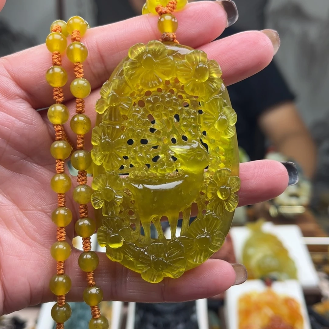 岫玉未镶嵌挂件挂件