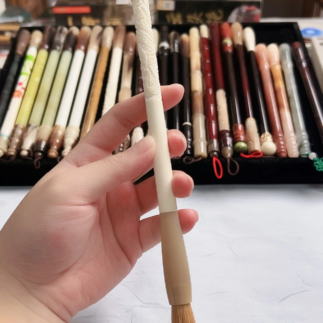 驼骨牛角中楷狼豪