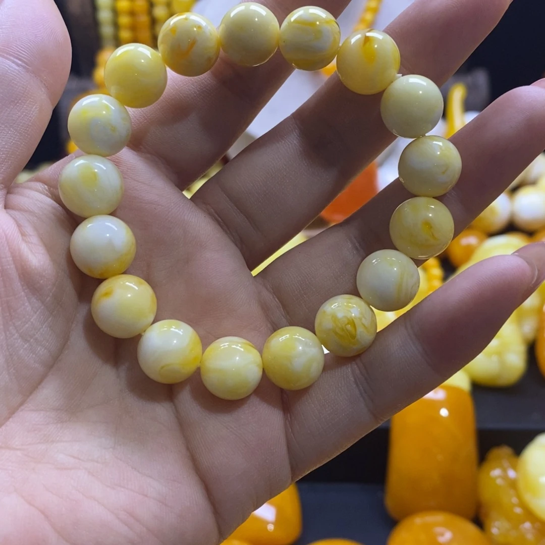 爱***事非金属12白蜜手串