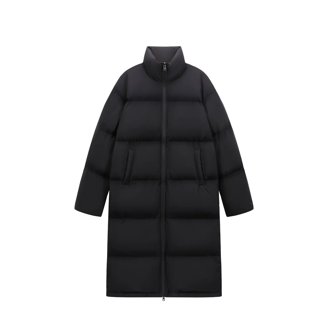CityDay【潮灰私订】88006 立领长款羽绒服