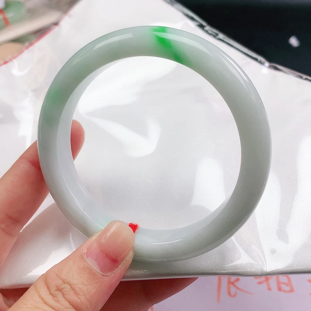 翡翠手镯未镶嵌58圈2505