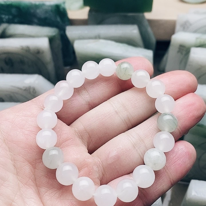 石英质玉未镶嵌手链