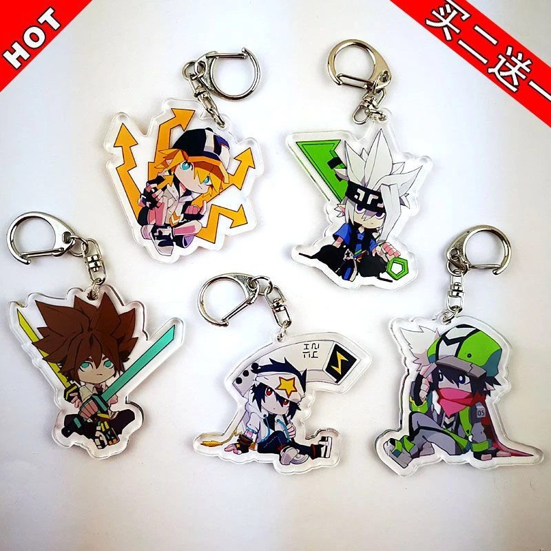 凹凸世界格瑞金雷狮安迷修卡米尔动漫周边双面亚克力钥匙扣挂件