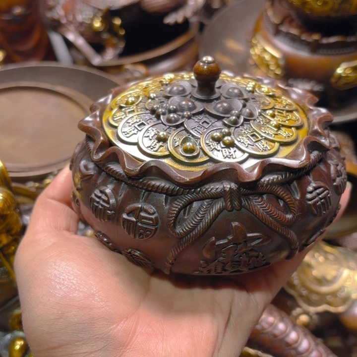 铜器摆件收收藏藏