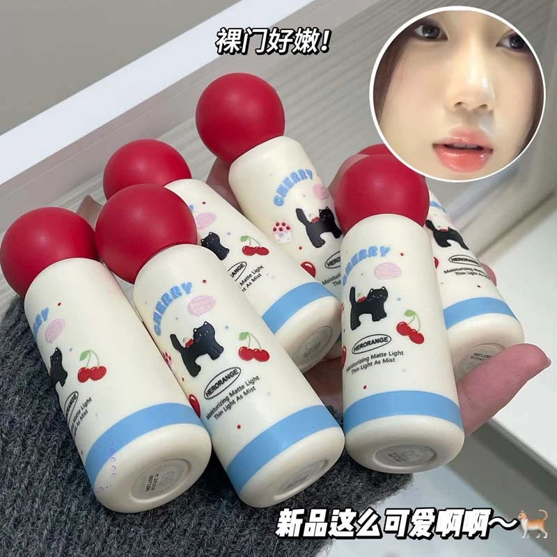 HERORANGE喵呜萌语镜面唇釉滋润持妆水光嘟嘟唇显嫩唇彩春夏保湿