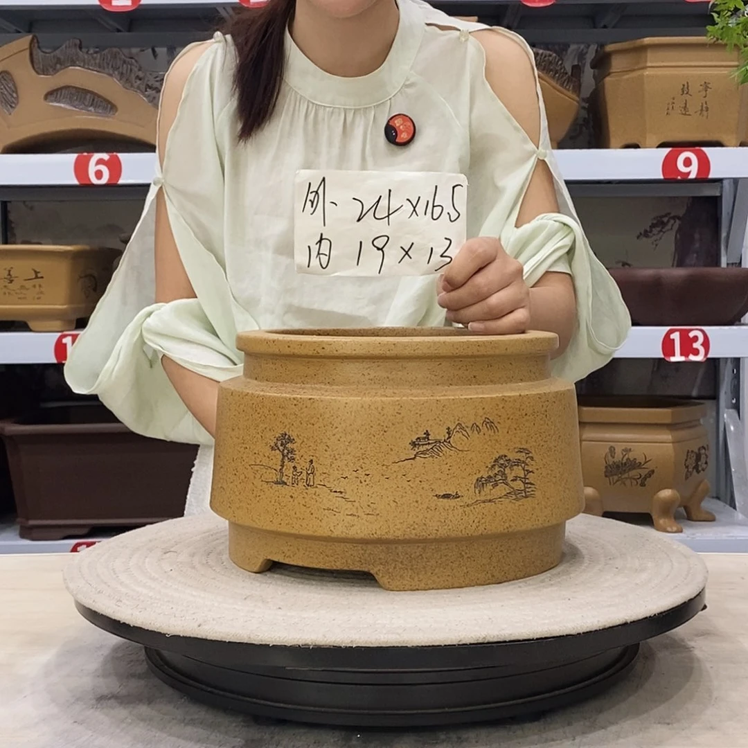 紫砂花盆紫砂花盆