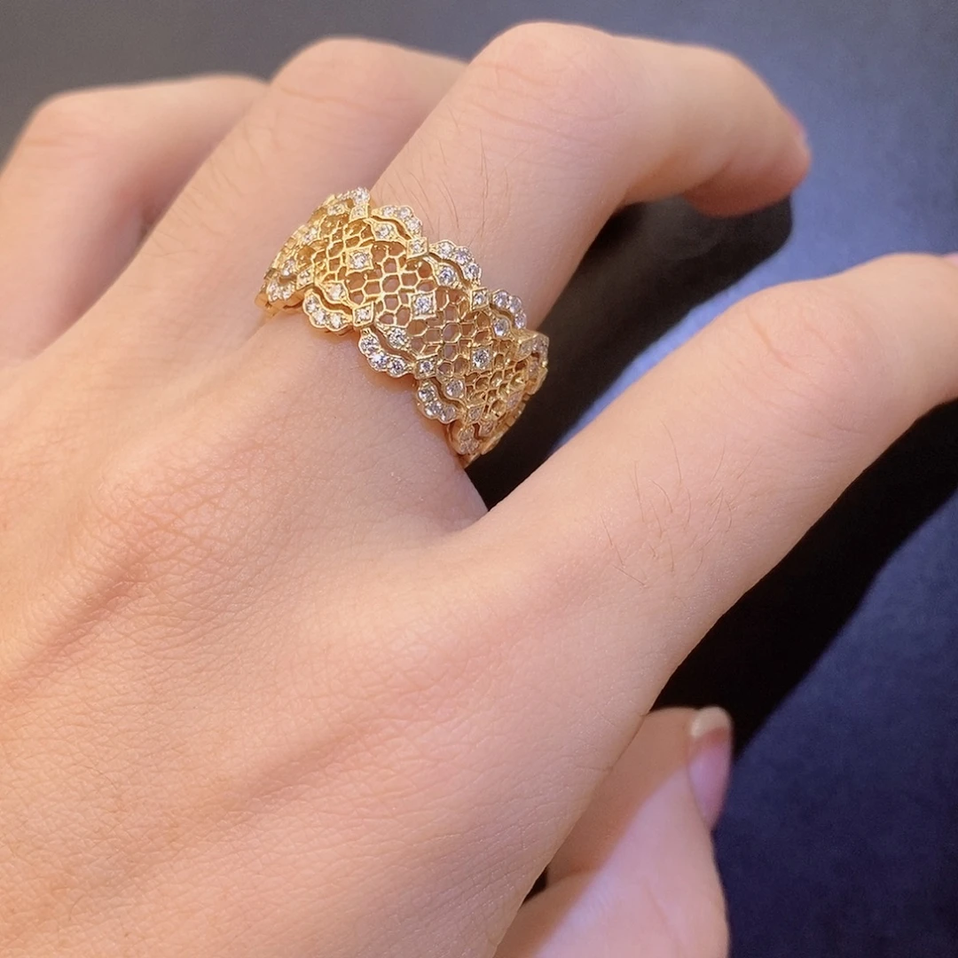 戒指/指环18K金镶嵌钻石