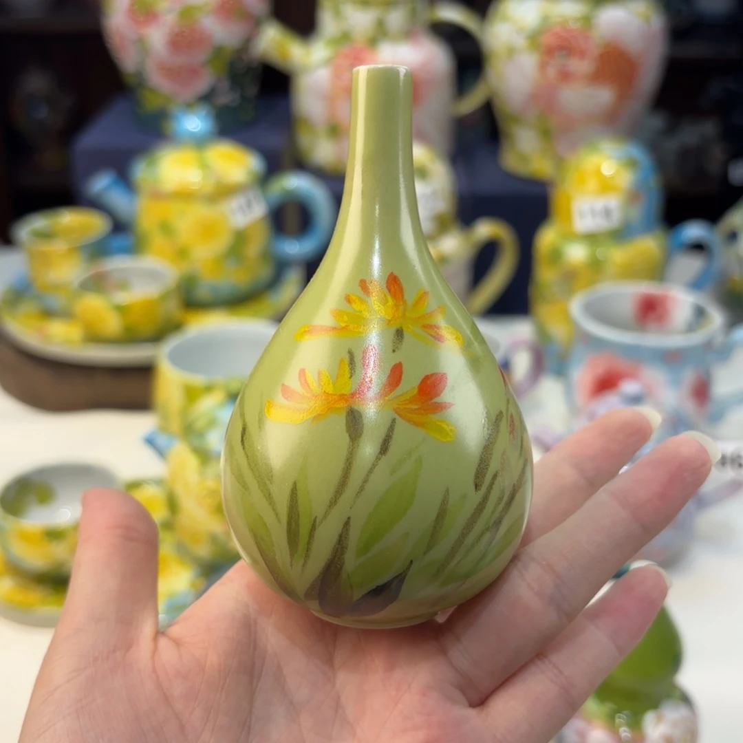 景德镇手绘高温釉下彩陶瓷茶具