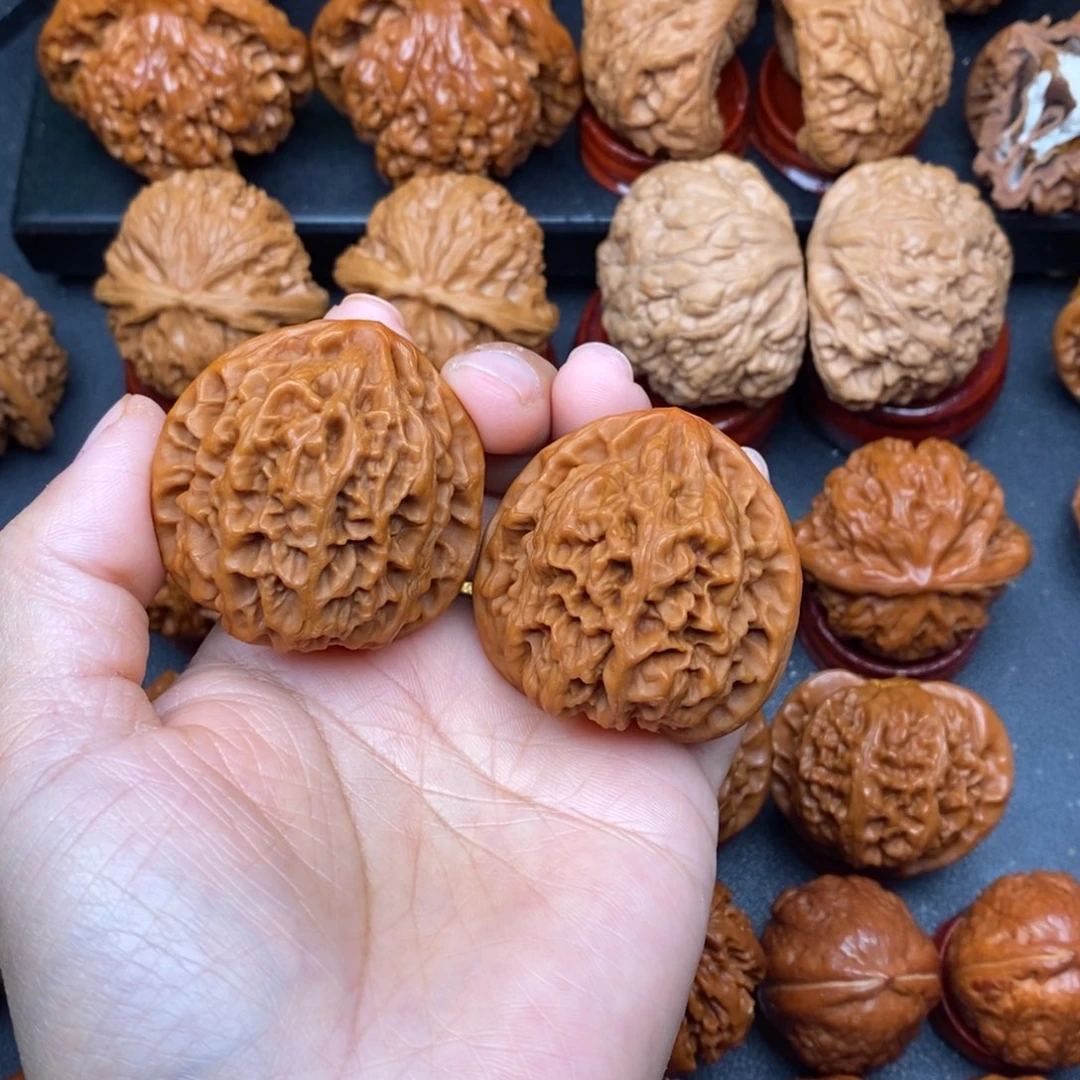 文玩核桃把件41野牛