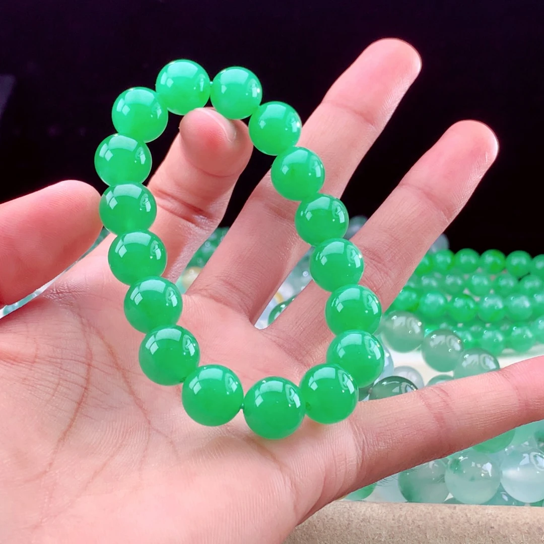 未镶嵌手串翡翠天然翡翠