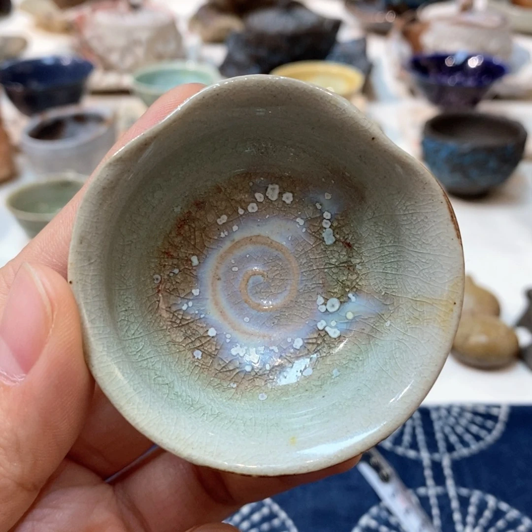 柴烧侘寂粗陶茶具