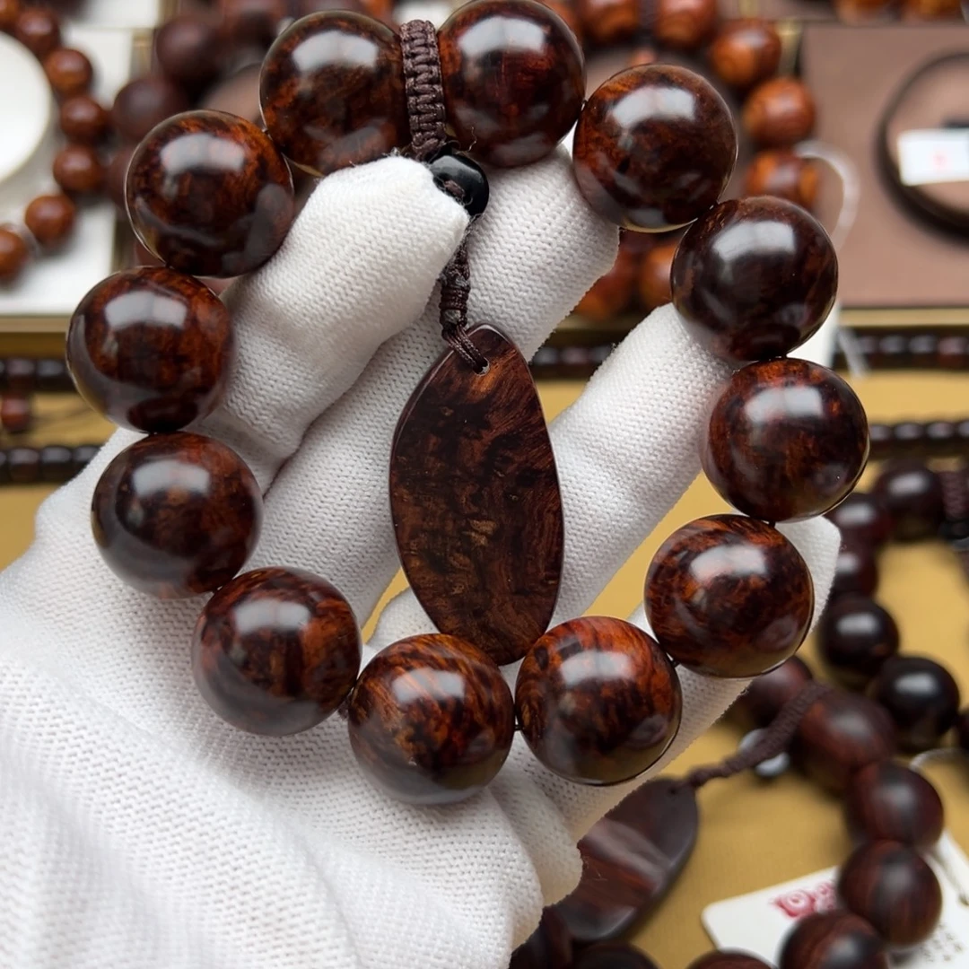 李***妥黄花梨/降香黄檀手串/手链海南黄花梨