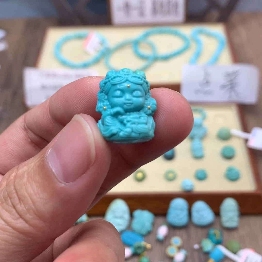 绿松石未镶嵌18配饰