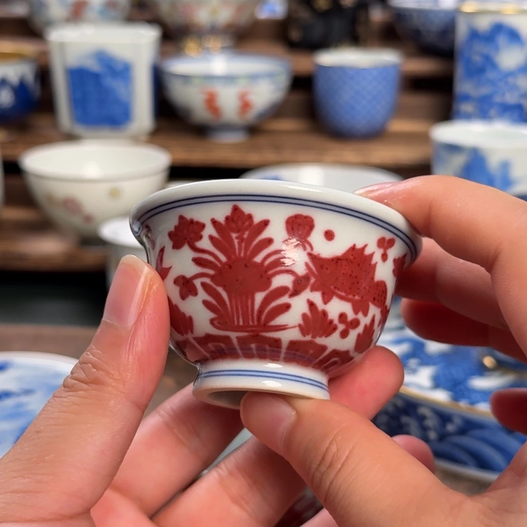 纯手工手绘陶瓷茶具