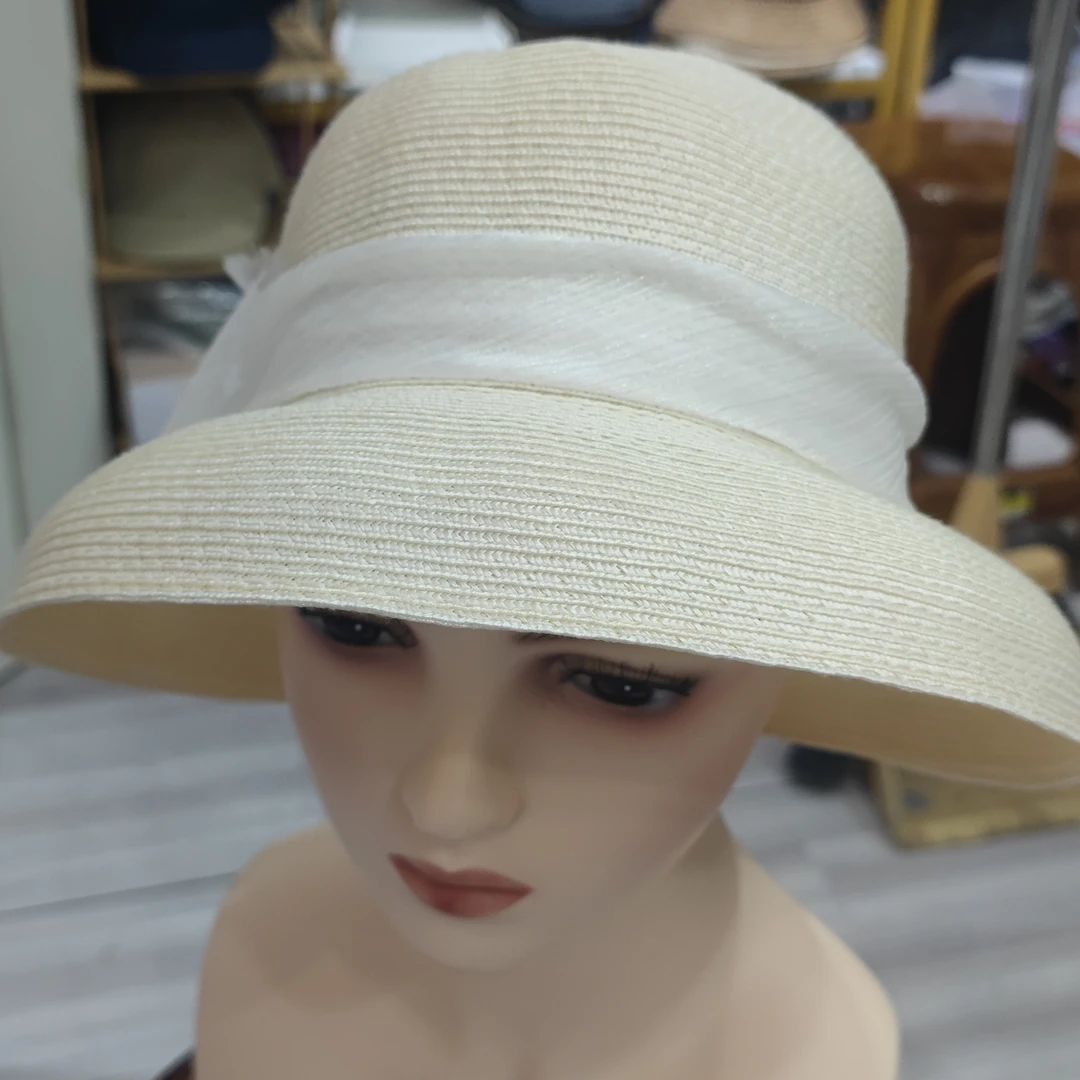 [宇莹]女士夏季新款韩版潮流时尚休闲赫本风遮阳帽