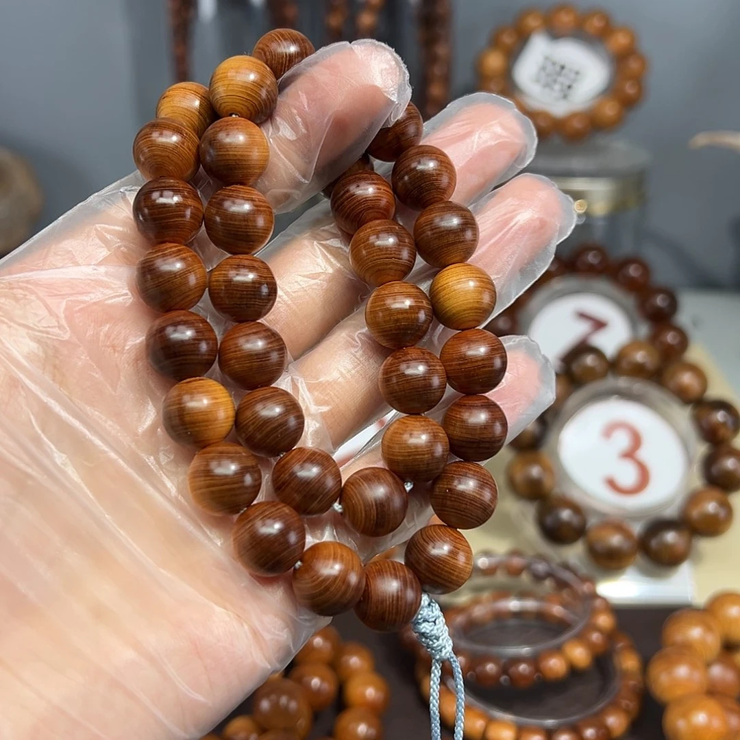 别***峰柏木（崖柏）1.2×36颗干黑油手持车挂