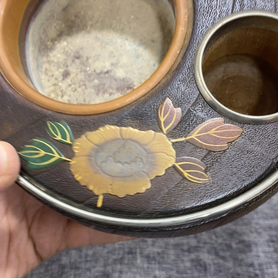 紫砂茶杯非常漂亮好看的花瓶
