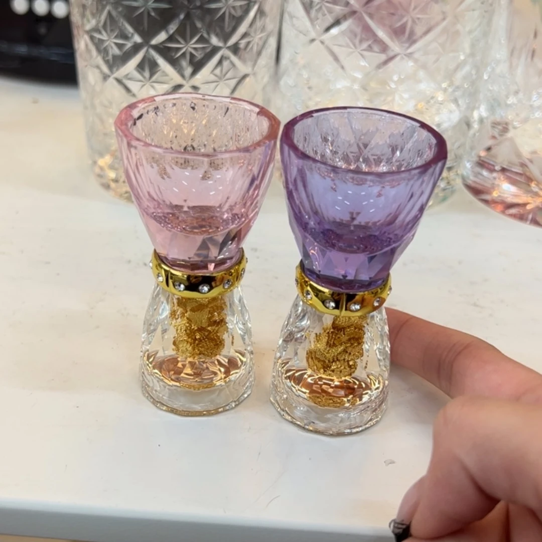 【闪购商品】水晶白酒杯两个～