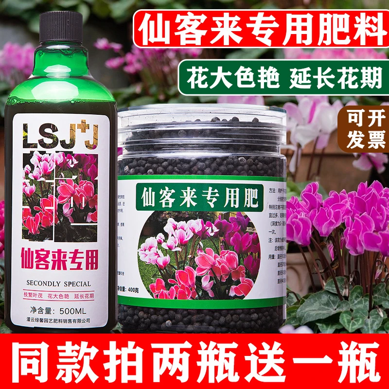 仙客来肥料专用肥兔耳花肥兔子花有机肥一品冠营养液报春花喷施肥