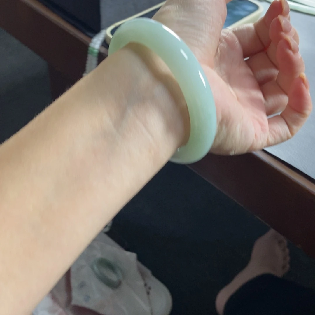 翡翠未镶嵌手镯天然翡翠手镯57.5-11.8-9.0