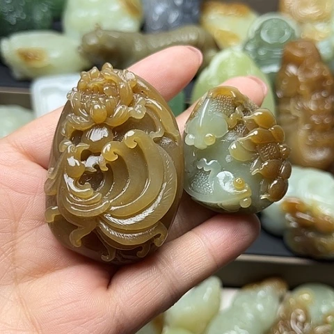 颈饰未镶嵌和田玉开****)