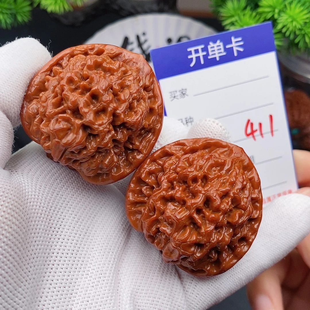 把件文玩核桃44官帽411