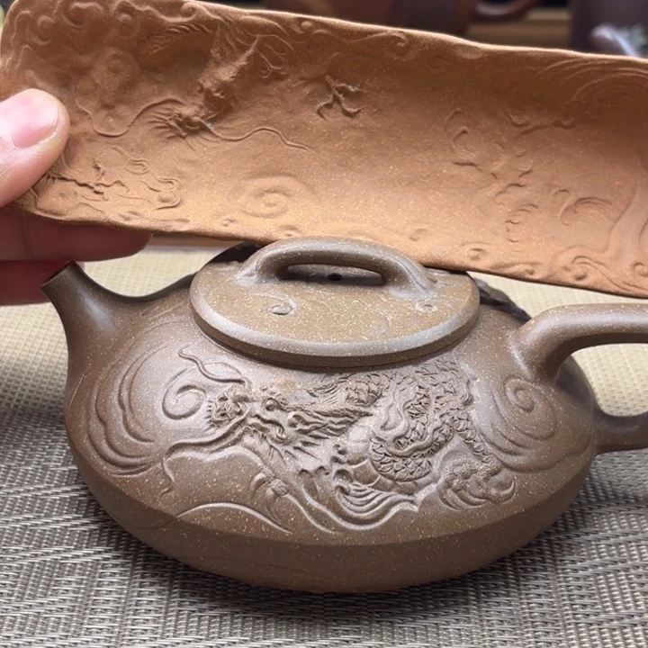 茶壶紫砂云龙石瓢原矿青段原矿