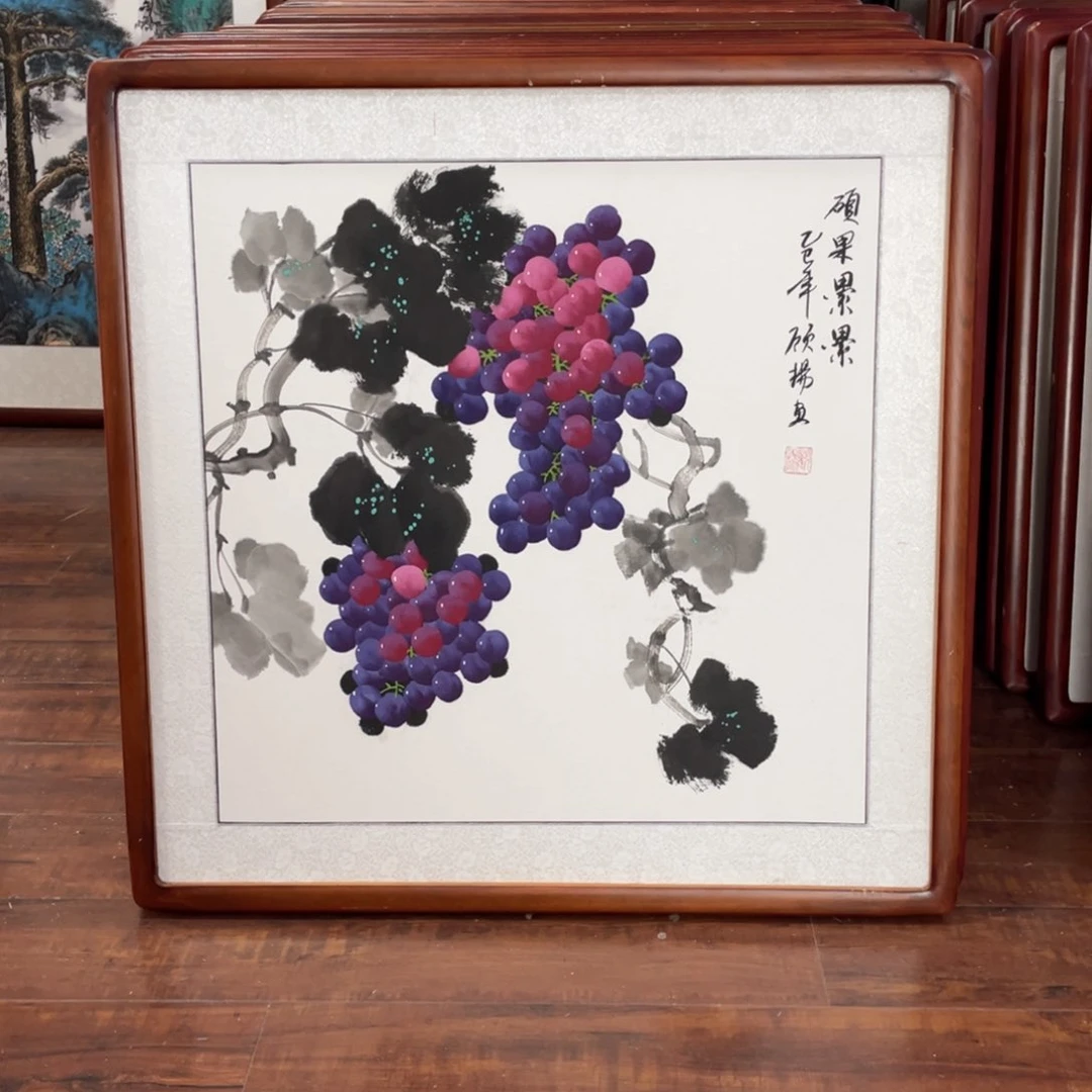 国画带框尺寸63*63厘米