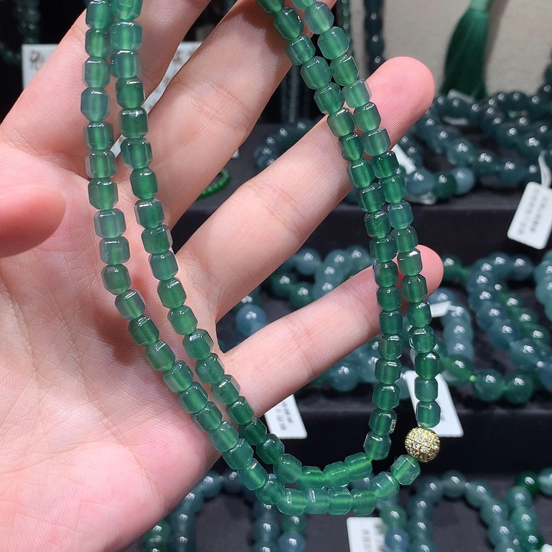 未镶嵌手链翡翠天然a货翡翠项链5+