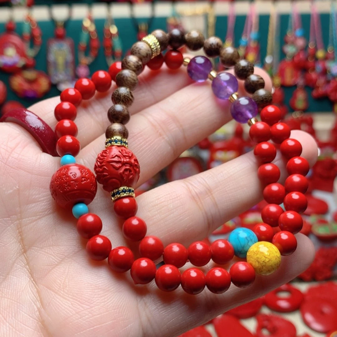 含辰砂工艺品手串
