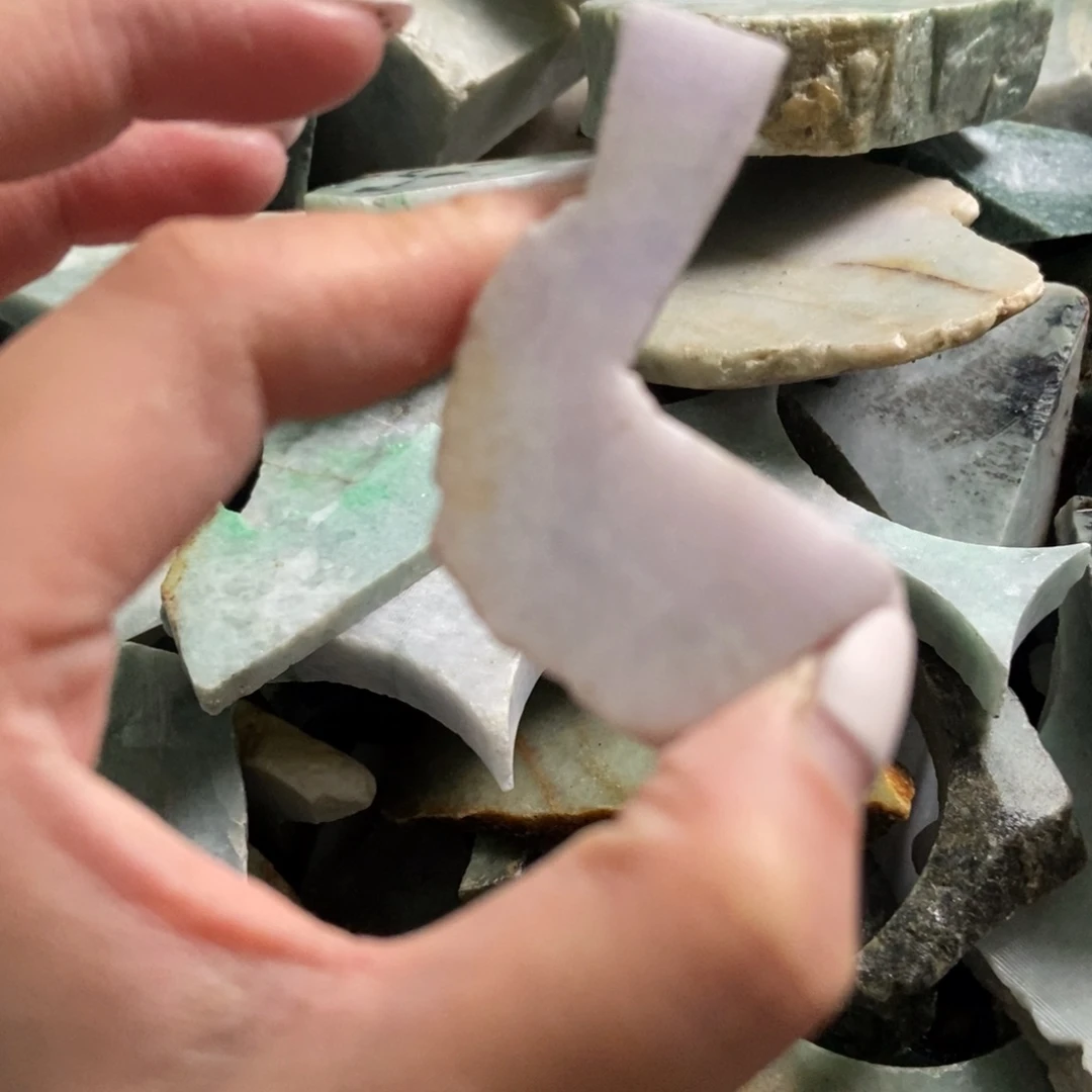 翡翠未镶嵌挂件天然翡翠