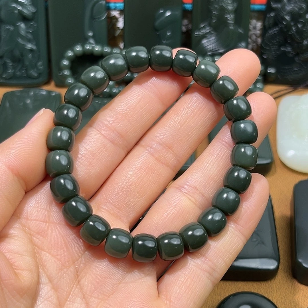 和田玉（青玉）未镶嵌颈饰