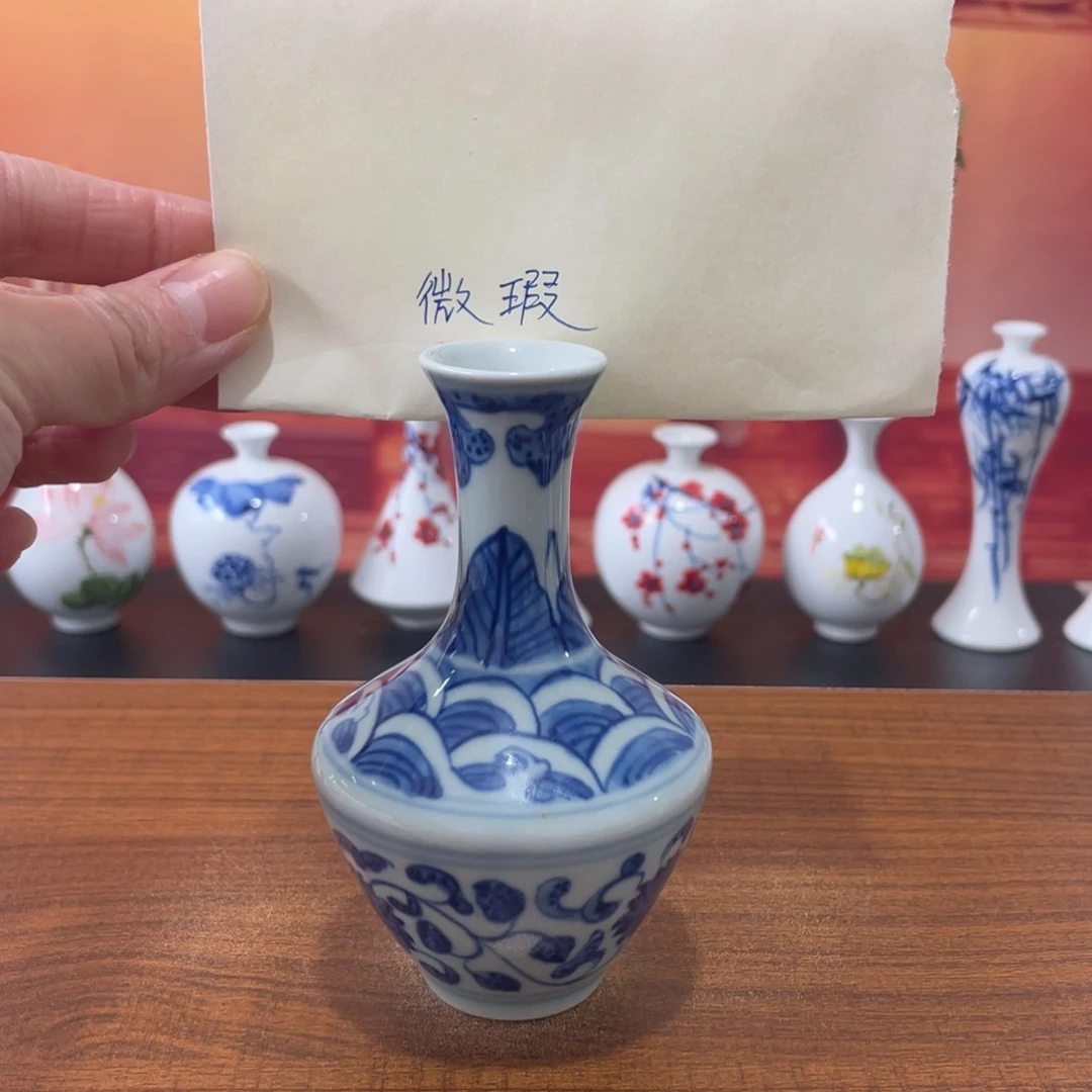 陶瓷景德镇小花瓶等着你