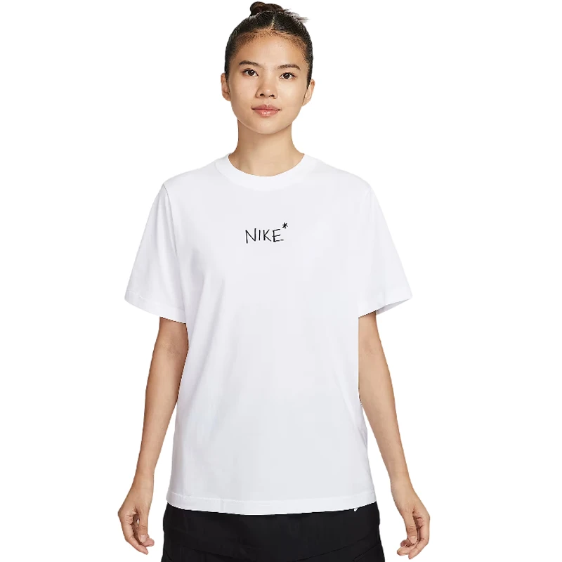 Nike耐克夏季女子运动休闲圆领短袖T恤II0451-100