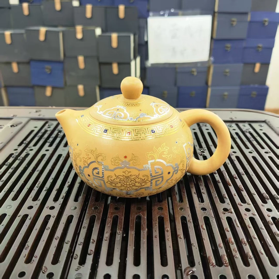 黄金段泥西施凤鸣壶家用泡茶器