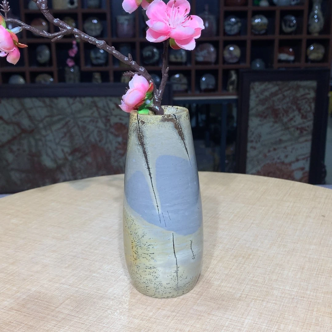 紫砂广西国画石摆件，收藏观赏