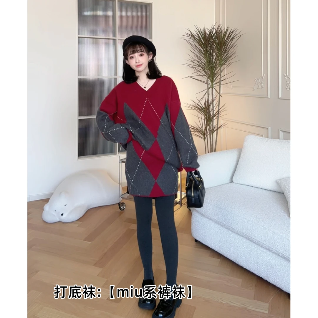 maodan/猫单【巴斯克洛】孕妇装秋冬穿搭一整套短裙洋气针织半裙春.