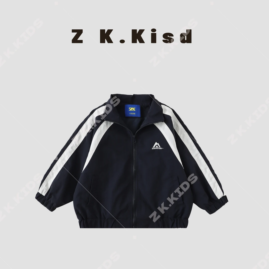 【Z＆K】春款男童韩系休闲洋气韩版拼色帅气时尚春季外套Zk-322267